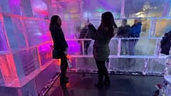 Eisiges Labyrinth in Washington DC