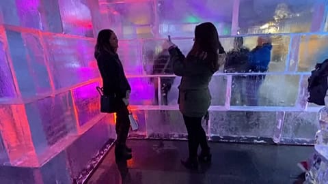 Eisiges Labyrinth in Washington DC
