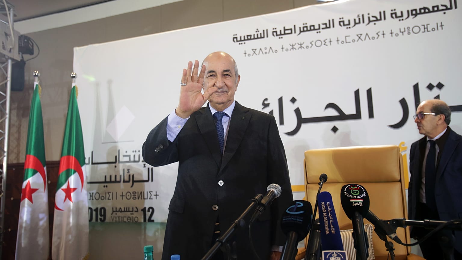 عبد المجيد تبون، رئيس الجزائر المنتخب