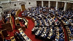 Greece's Prime Minister Kyriakos Mitsotakis 