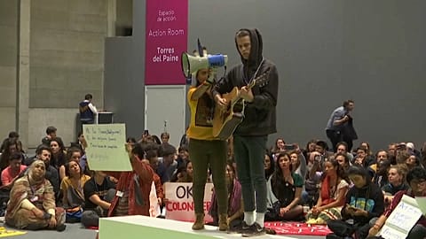 Proteste bei der Weltklimakonferenz in Madrid
