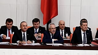 Dışişleri Bakanı Mevlüt Çavuşoğlu ve Milli Eğitim Bakanı Ziya Selçuk