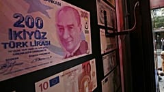 İstanbul'da bir döviz bürosu