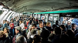 Métro parisien, le 16 décembre 2019
