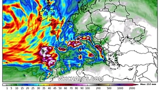 Acumulación total de precipitaciones hasta el sábado.