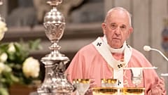 Pope Francis celebrates a Mass for the Philippine community of Rome, in St. Peter's Basilica at the Vatican to  Sunday, Dec. 15, 2019.