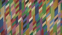 Efeitos ópticos de Bridget Riley em exposição em Londres