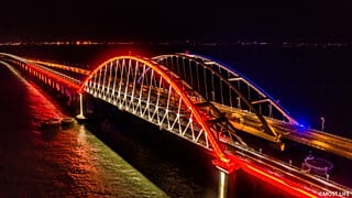 Завершилось строительство железнодорожной части Крымского моста