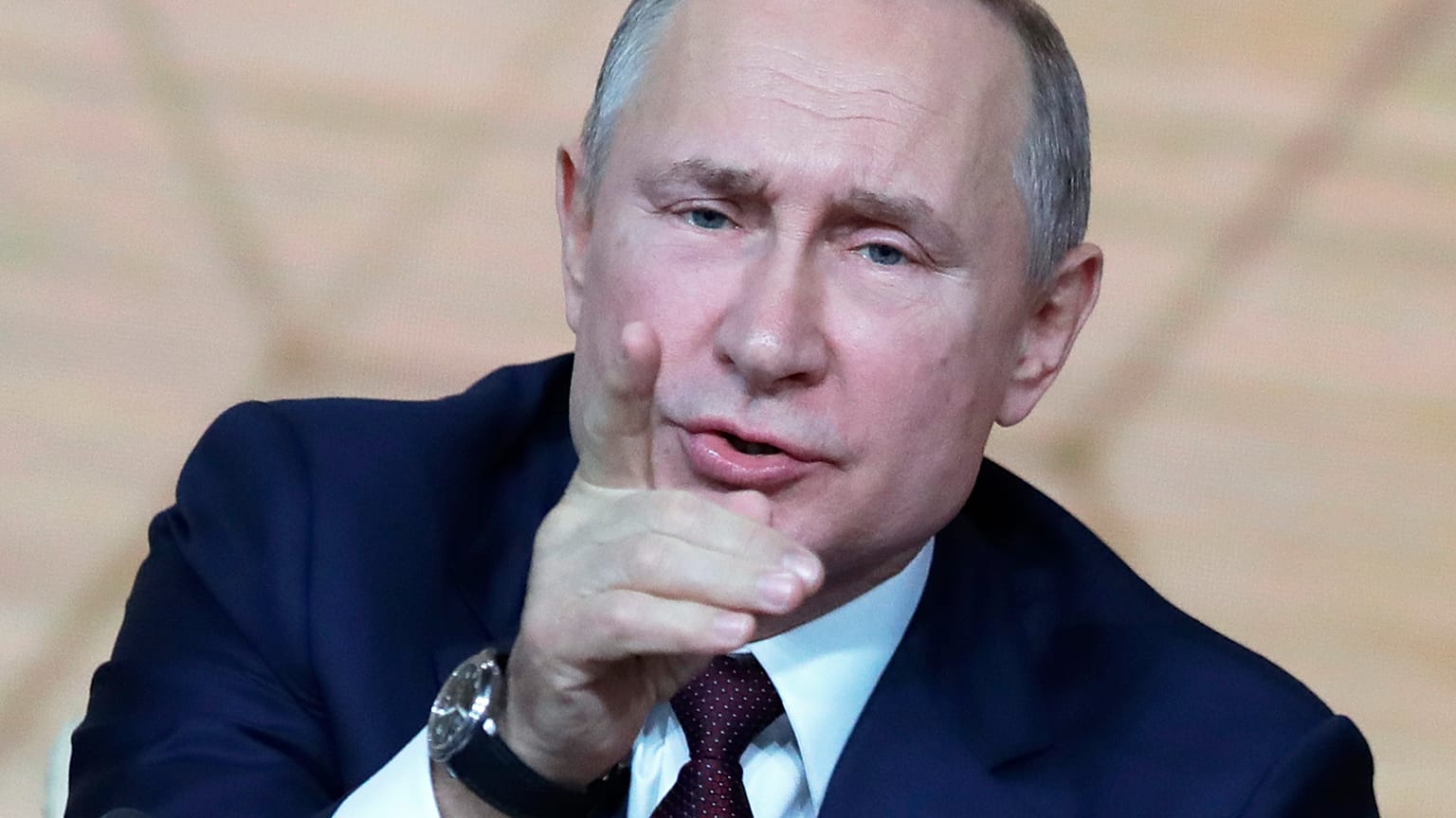 Putin spokes about everything from climate change to the Russian constitution