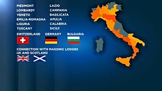 Mappa goegrafica delle zone interessate dalla operazione Rinascita-scott