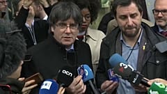 Carles Puigdemont recoge el acta de eurodiputado en el Parlamento Europeo