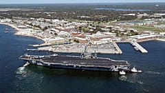 Pensacola'da askeri üs / Florida / ABD