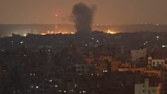 صورة أرشيفية لقصف إسرائيلي سابق على غزة