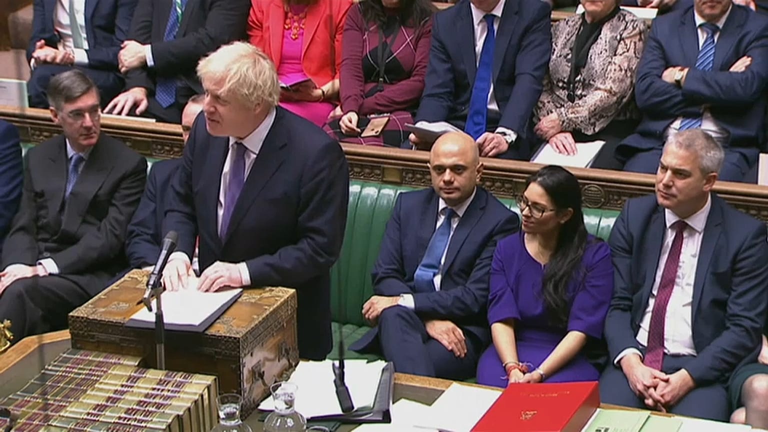 Boris Johnson alla Camera dei Comuni