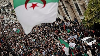 صورة من مظاهرة اليوم في الجزائر