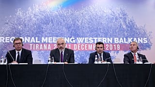 Western Balkan leaders discuss regional cooperation in 'little Schengen' meeting