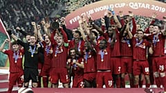 فريق ليفربول بعد التتويج