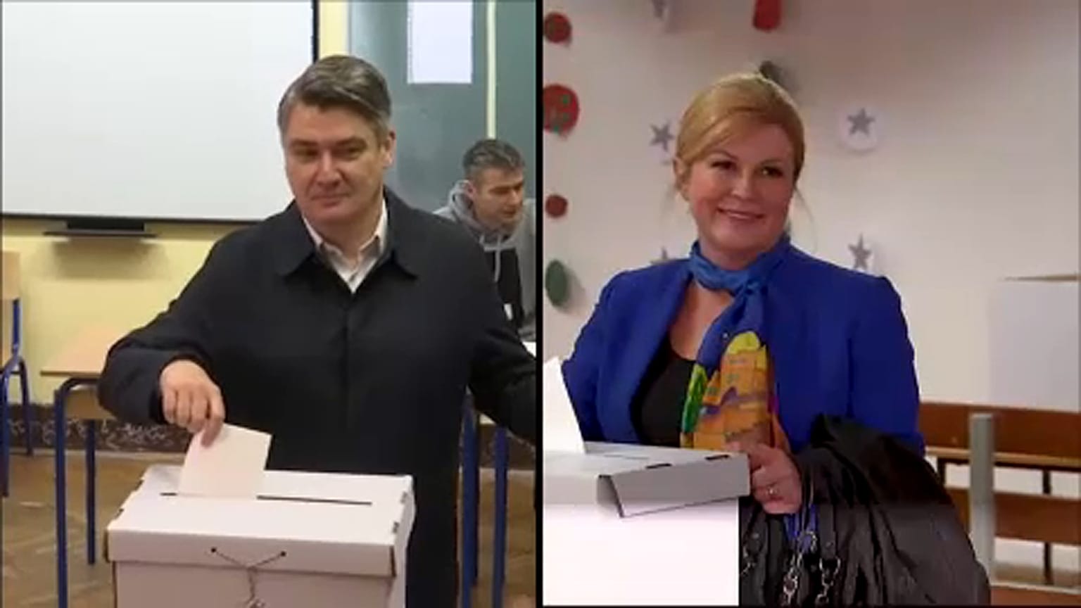 Horvát elnökválasztás, exitpoll: a jelenlegi államfő a második fordulóba jut