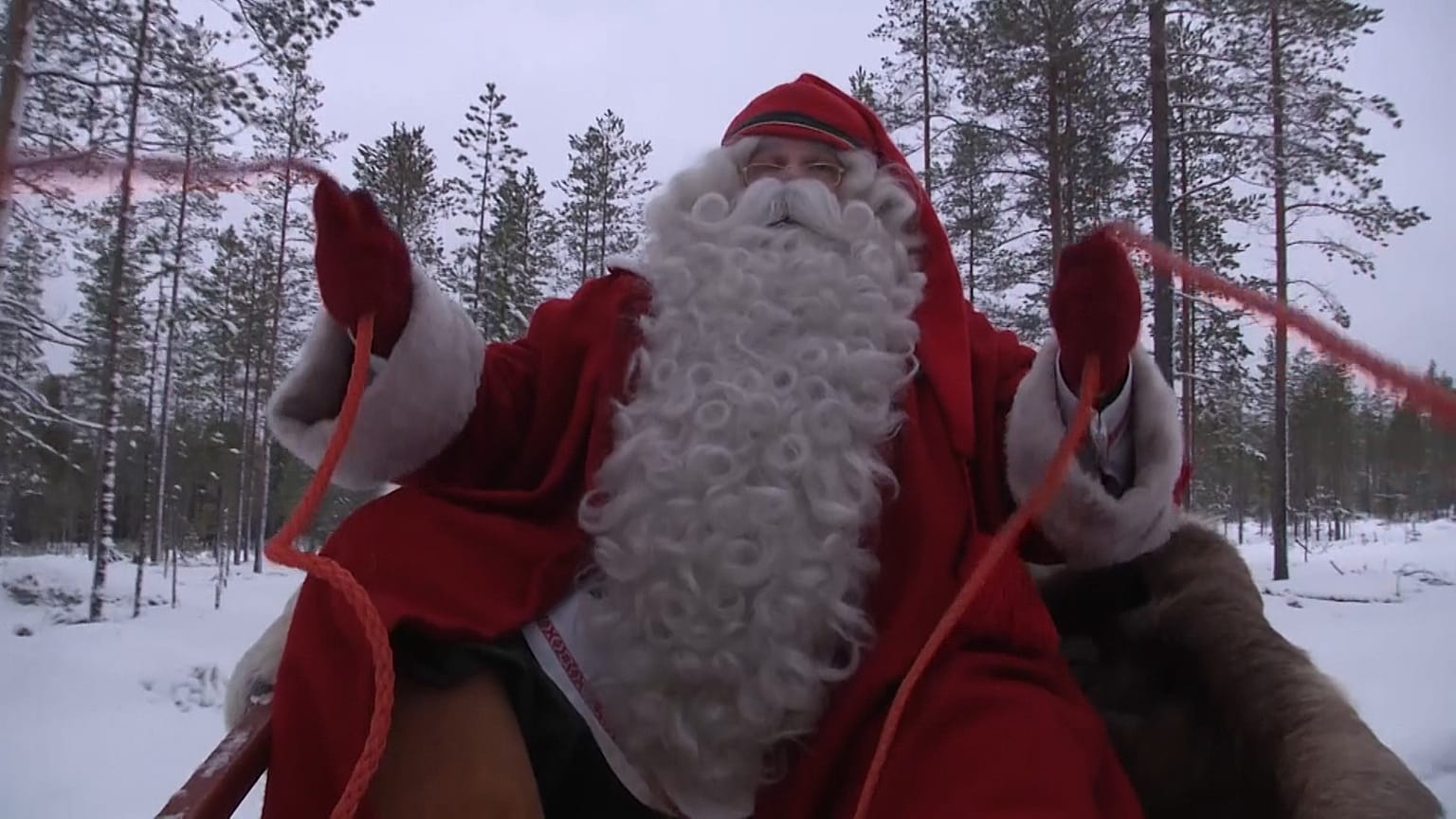 Santa Claus gets ready for his busiest time of year