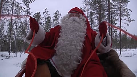 Santa Claus gets ready for his busiest time of year