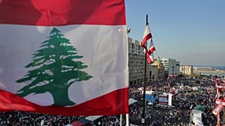 من "الاستعراض المدني" الذي أقامه المحتجون في بيروت في 22 تشرين الثاني/نوفمبر الماضي 
