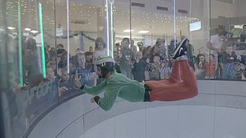 Elfe im Windtunnel: Kinder sind begeistert