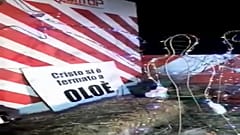 Sardegna: il presepe di protesta sul ponte interrotto dopo l'alluvione del 2013