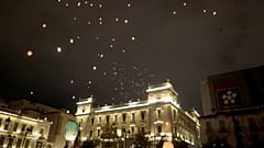 Κόσμος συμμετέχει στην Νυχτα των Ευχών, Τρίτη 24 Δεκεμβρίου 2019