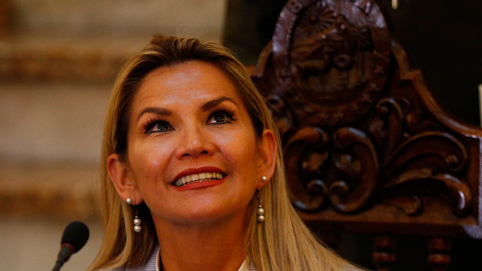 Bolivya Geçici Devlet Başkanı Jeanine Anez