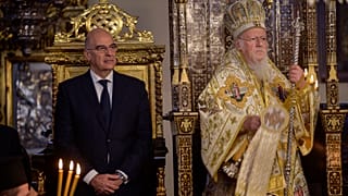 Στο Φανάρι έγινε δεκτός ο Νίκος Δένδιας