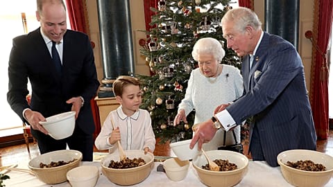 Weihnachtsritual im Buckingham Palast