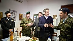 Ο Πρωθυπουργός Κυριάκος Μητσοτάκης επισκέφθηκε το φυλάκιο «Κασιωτών Αγωνιστών» της Κάσου