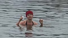 "Seehunde" im Orankesee in Berlin