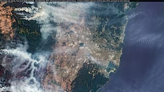 El humo de los incendios amenaza Sidney el pasado 21 de diciembre
