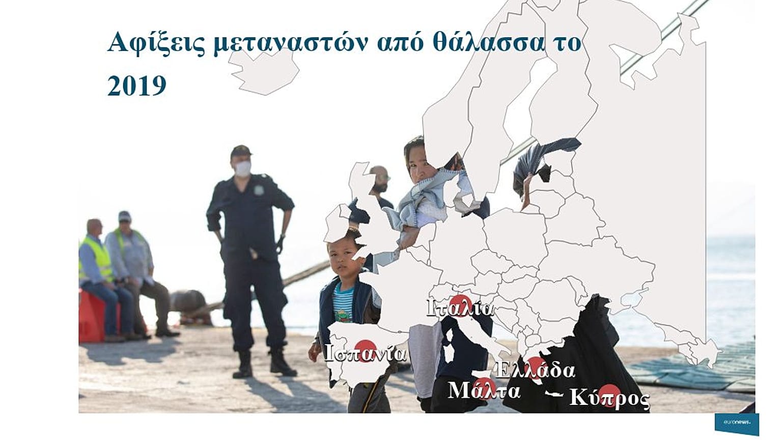 Η Ελλάδα κύρια πύλη εισόδου προσφύγων και μεταναστών στην Ευρώπη