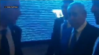 Rakete aus Gaza: Netanjahu muss bei Wahlkampf-Event in Bunker