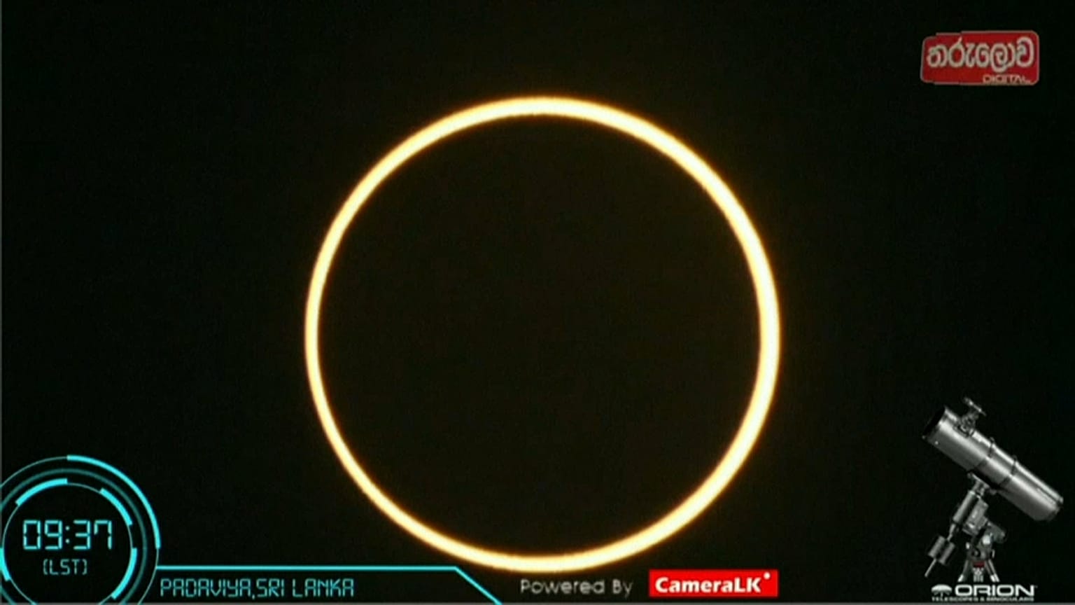 Eclipse annulaire : quel spectacle !