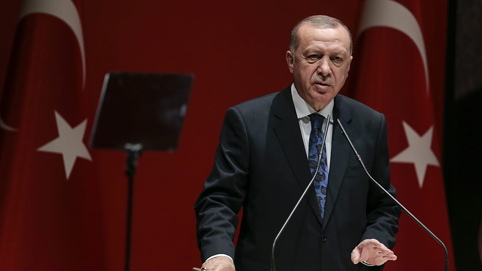 Türkiye Cumhurbaşkanı ve AK Parti Genel Başkanı Recep Tayyip Erdoğan