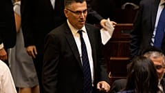 FILE PHOTO: In this Thursday, Oct. 3, 2019 photo, Gideon Saar, attends the swearing-in of the new Israel's parliament in Jerusalem. 