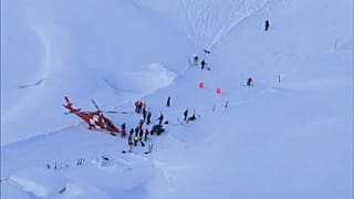 Sechs Skiläufer überleben Lawinenabgang in Andermatt