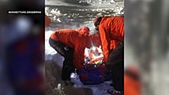 Styria (Austria) la valanga horror che ha risparmiato uno sciatore