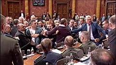 Serbian Parliament reacts in frenzy to religious law
