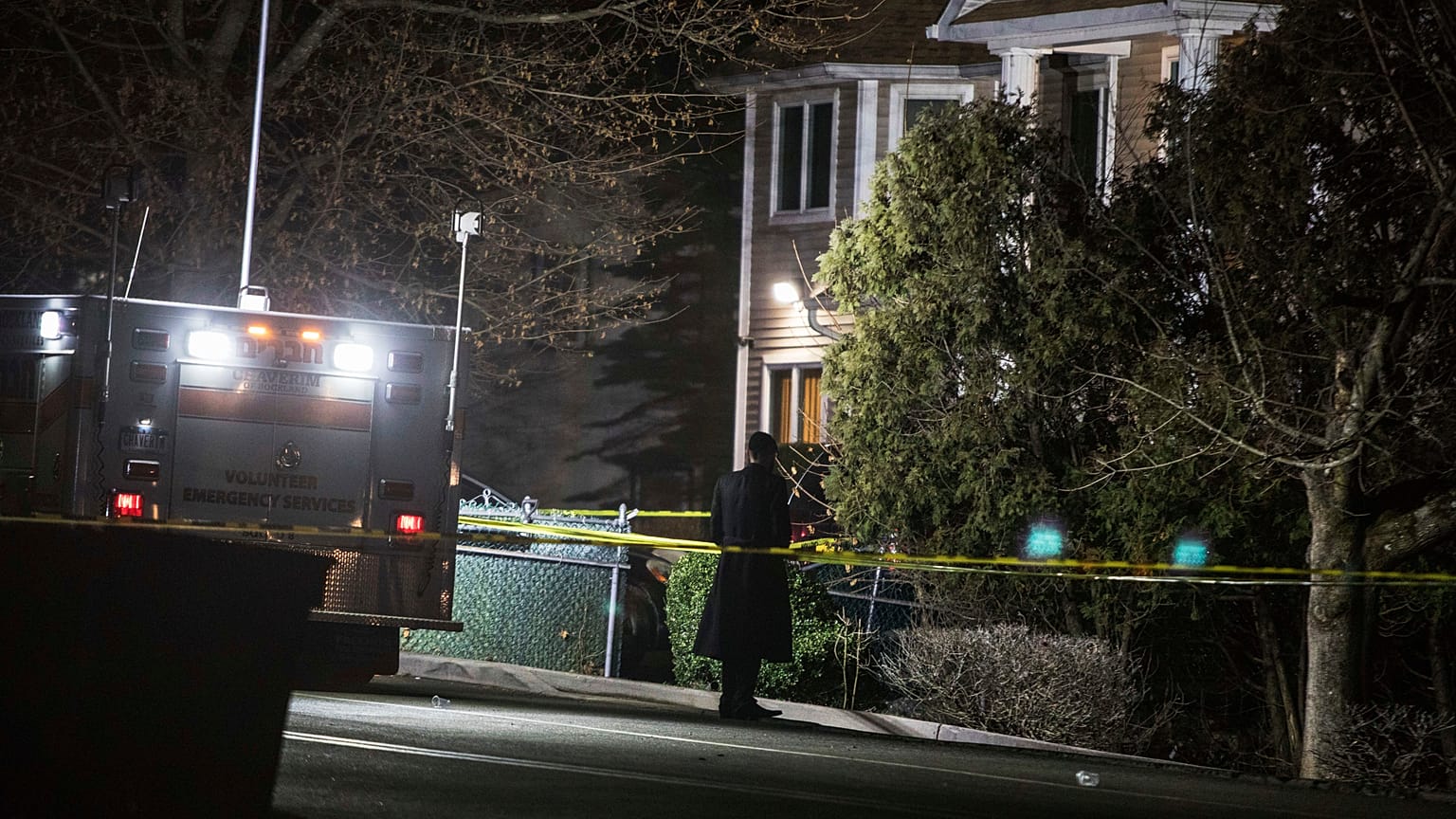 Residencia del rabino donde ocurrió el ataque, ubicadada en el poblado de Monsey en el estado de Nueva York, Estados Unidos, el 29 de diciembre de 2019.