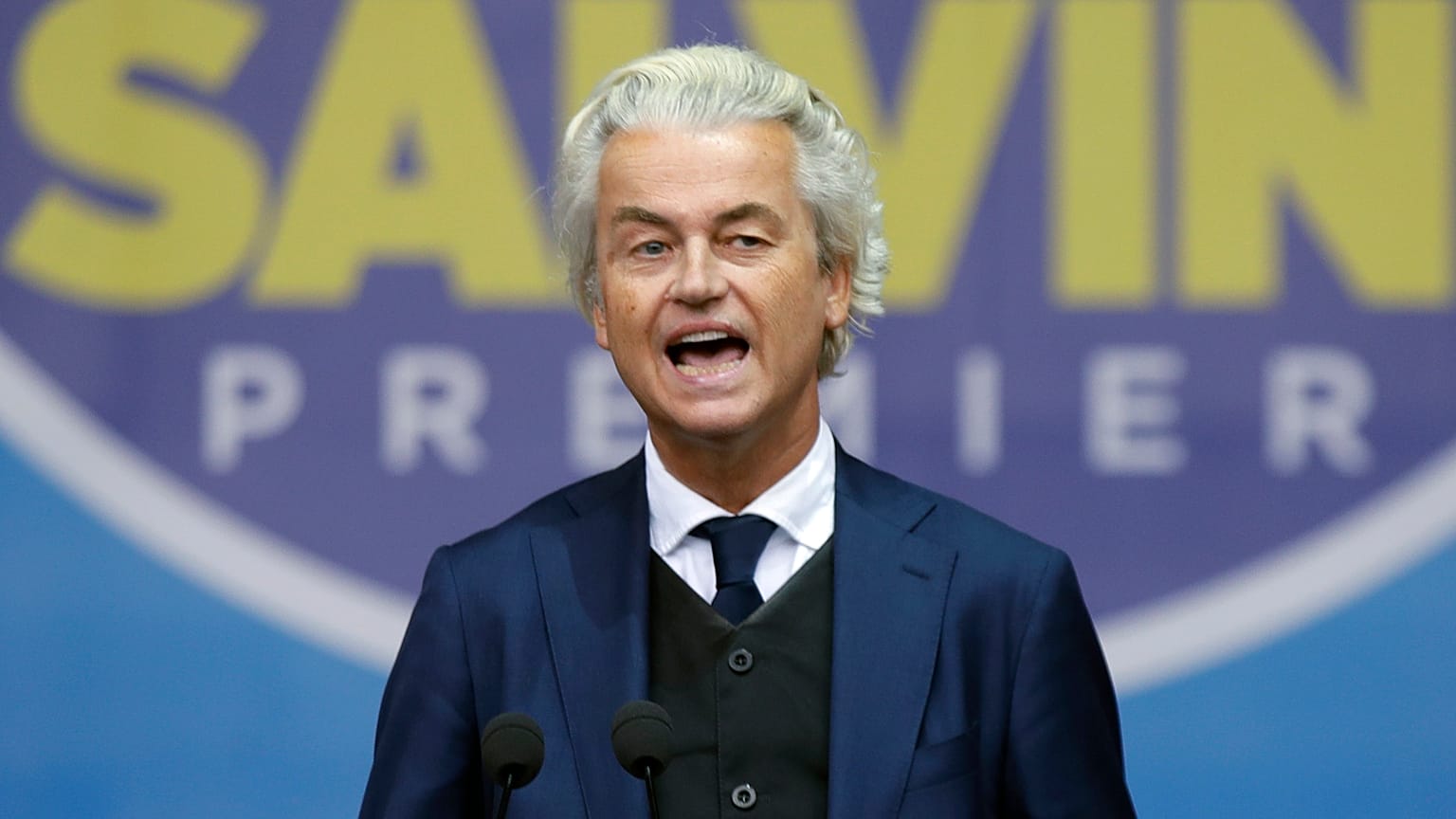 Geert Wilders, leader of Dutch Party for Freedom