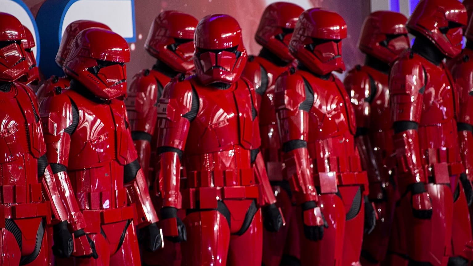 Stormtroopers pose for photographers upon arrival at the premiere for the film 'Star Wars: The Rise of Skywalker', in central London, Wednesday, Dec. 18, 2019