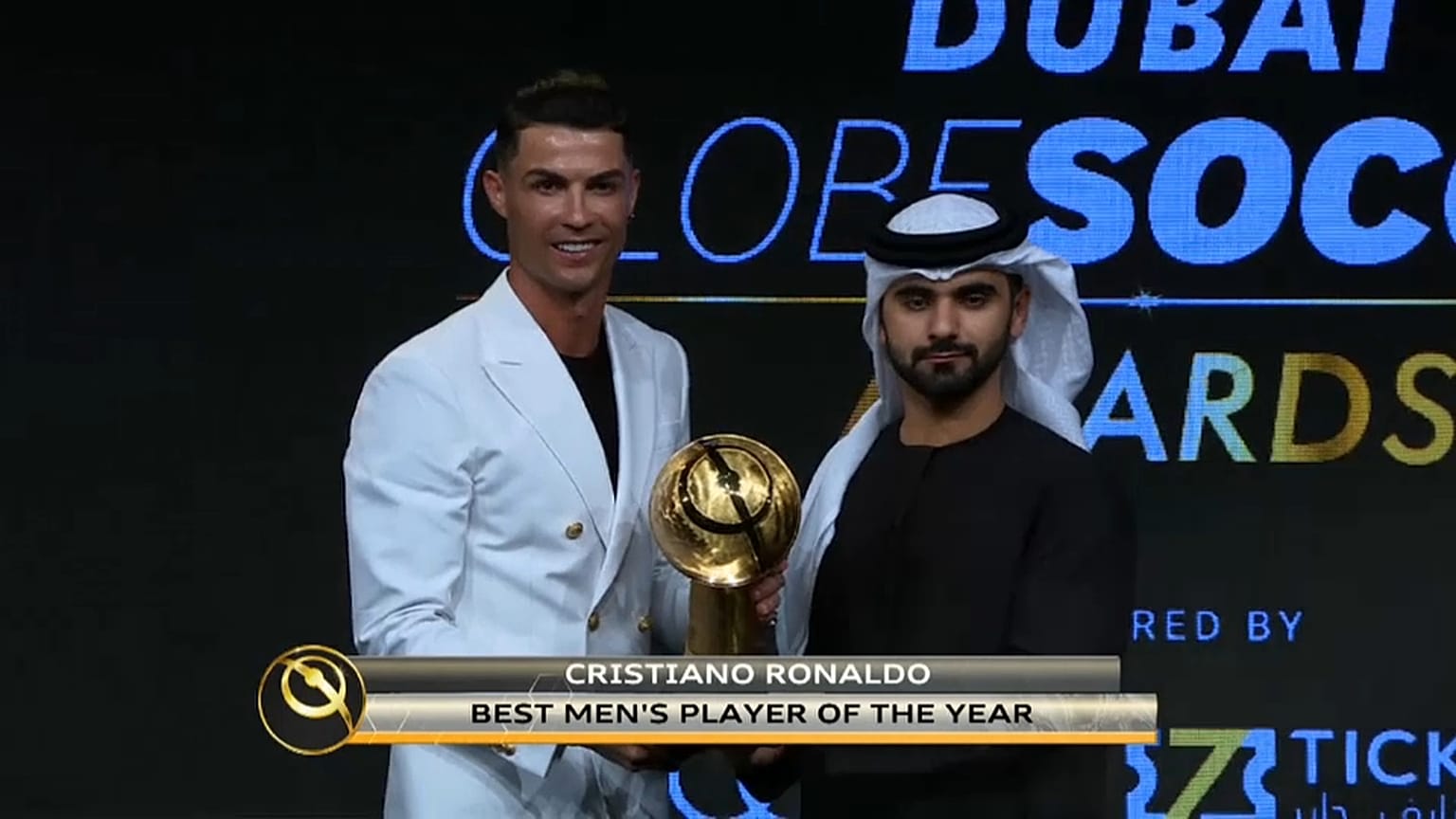 Globe Soccer Awards: Ρονάλντο και Μπρονζ οι μεγάλοι νικητές