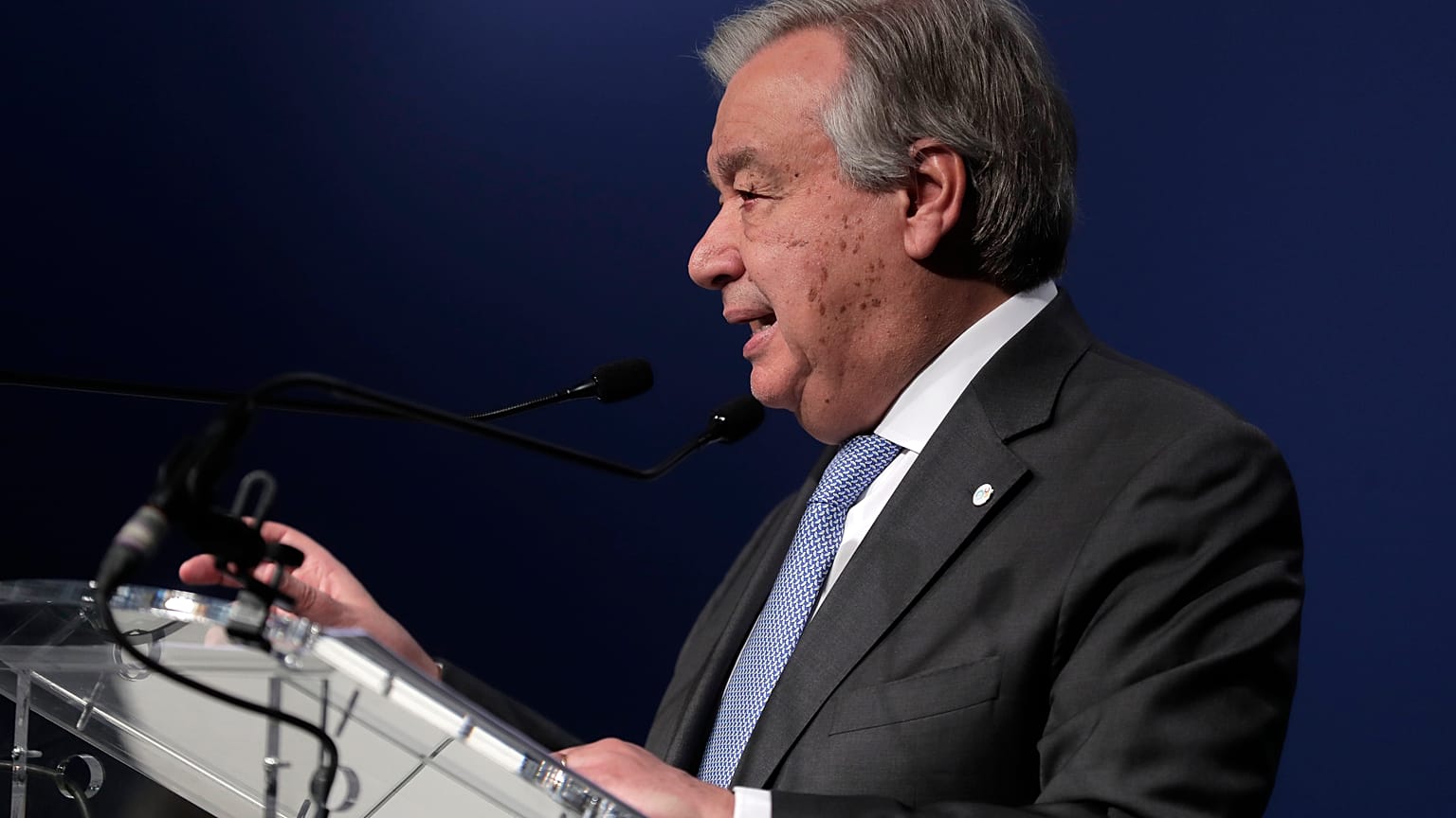 'Keep up the pressure,' says UN Secretary General Antonio Guterres in New Year message