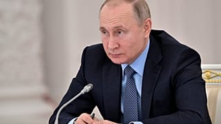 Russian President Vladimir Putin attends the State Council meeting on the agricultural policy at the Kremlin in Moscow, Russia, Thursday, Dec. 26, 2019. 