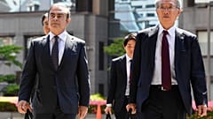 Carlos Ghosn et Junichiro Hironaka, son principal avocat
