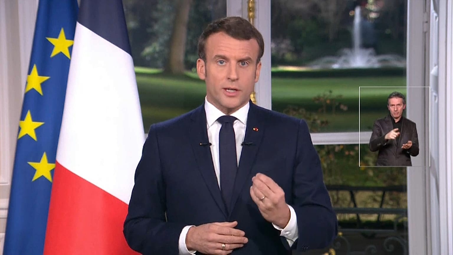 Vœux 2020: Macron ragaszkodik a nyugdíjreformhoz